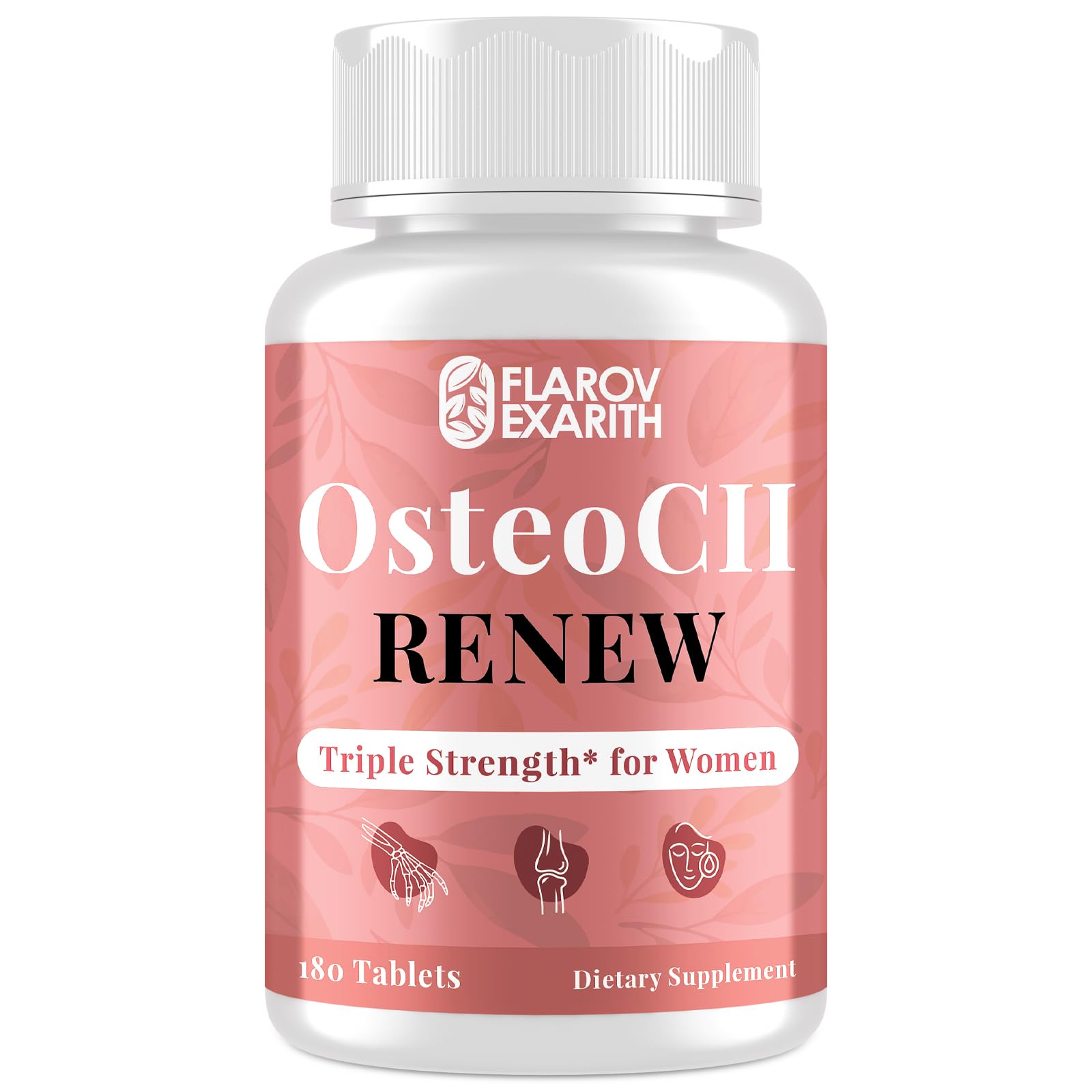 Joint Supplements for Women OsteoCII Renew Triple Strength – Advanced Joint, Bone & Skin Formula – Collagen, Glucosamine, Chondroitin, Calcium, MK-7, Vitamin D3, Hyaluronic Acid, 180 Tablets Flarovexarith buy supplements canada