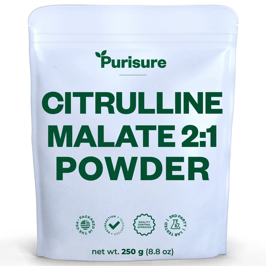 Purisure L-Ctrulline Powder 250g, Premium Citrulline 2:1 Malate Supplement for Strength Purisure buy supplements canada