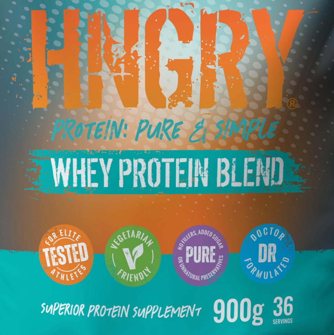 HNGRY Protein Whey Protein Powder Shake with 80% Protein Whey, 900g and 36 Servings HNGRY Protein buy supplements canada