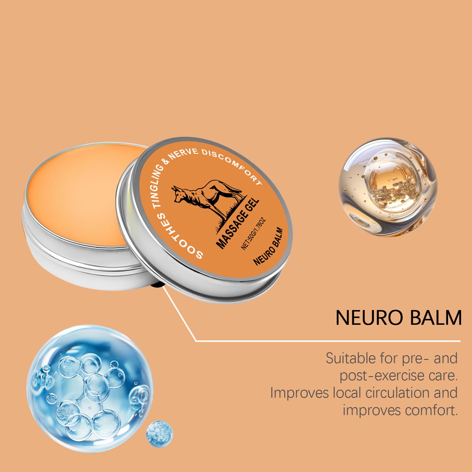ZQDXSYN Neuro Balm, Joint & Muscle Soothing Cream, Joint Care Soothing Cream, Daily Body Care & Muscle Care (3PCS) ZQDXSYN buy supplements canada