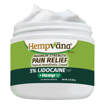 Hempvana 5% Lidocaine Relief Cream, Maximum Strength, AS-SEEN-ON-TV, Strong Cream, Numbs Irritated Nerves for Fast Anorectal Relief, Non-Greasy, Targeted Long-Lasting Relief. Enriched with Hemp, 3 Oz Hempvana buy supplements canada