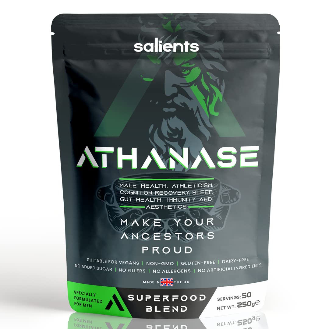 SALIENTS® ATHANASE® | Men's Super Greens Powder | Superfood Powder Blend Salients buy supplements canada