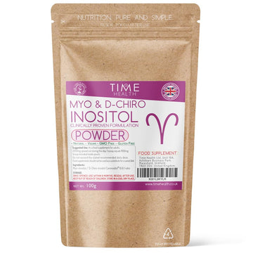 Myo & D Chiro Inositol Powder - Clinically Proven - PCOS Support - 6X More D Chiro Time Health buy supplements canada