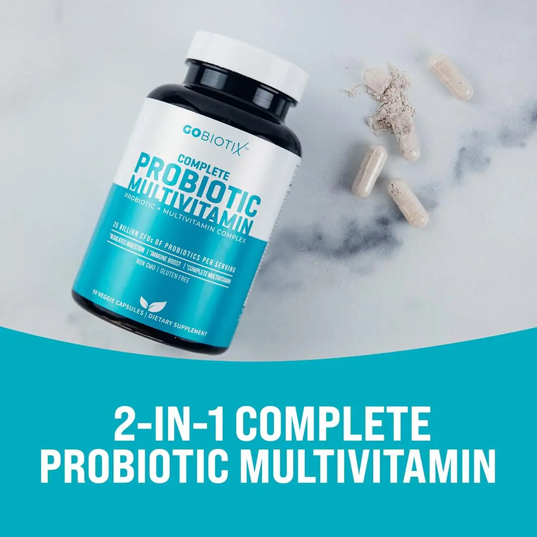 GOBIOTIX Multivitamin with Probiotics and Digestive Enzymes - 25 Billion CFU - Digestive Health, Probiotics for Women and Men GOBIOTIX buy supplements canada