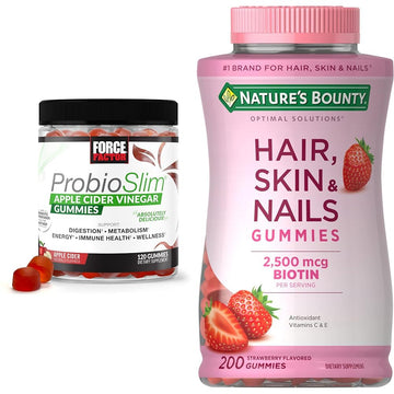 Force Factor ProbioSlim Apple Cider Vinegar Gummies with Organic, LactoSpore & Nature' Force Factor buy supplements canada