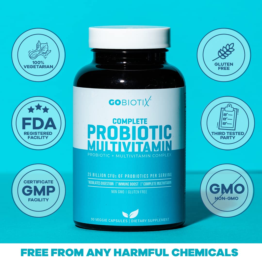 GOBIOTIX Probiotic Multivitamin Supplement - Daily Multivitamins with Probiotics GOBIOTIX buy supplements canada