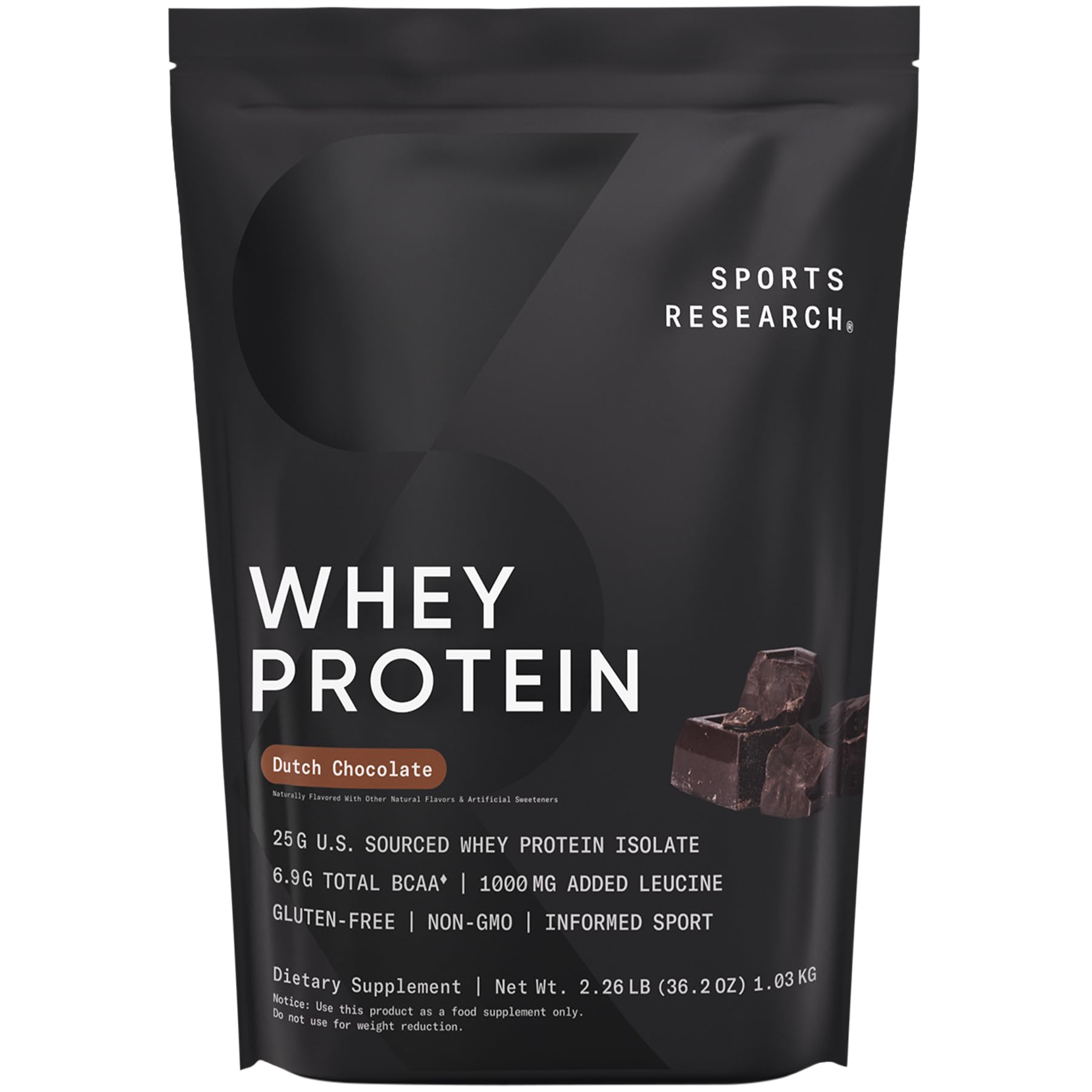 Sports Research Whey Protein Isolate - Sports Nutrition Protein Powder 25g per Serving Sports Research buy supplements canada