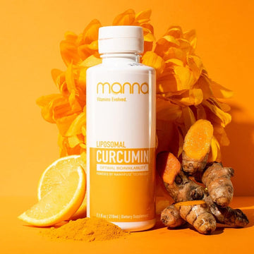 Manna Vitamins Evolved Liposomal Liquid Curcumin for Advanced Absorption Best Turmeric Supplement for Daily Joint & Immune Health Support - Vegan, Non-GMO, 95% Curcuminoids (1 Pack) Manna Vitamins Evolved buy supplements canada