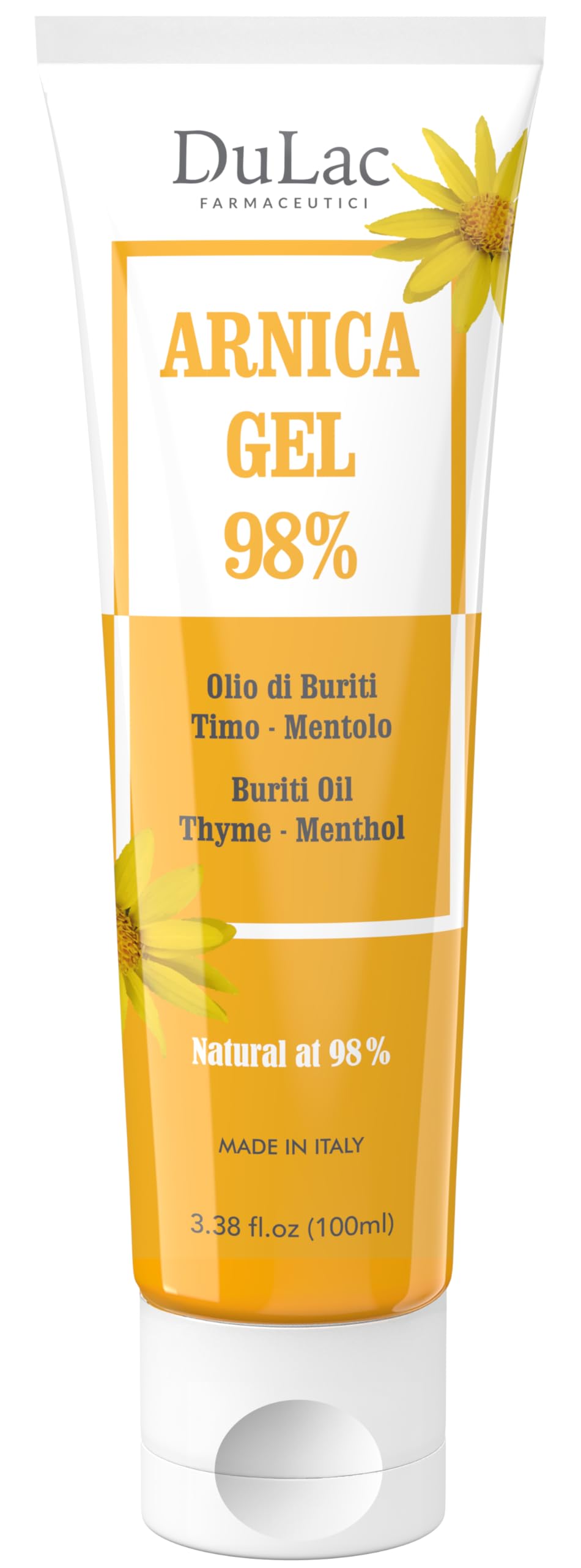 Dulac Arnica Body Massage Gel – Water-Based Cosmetic Massage Gel with Arnica Montana, Fast-Absorbing Lightweight Texture, Non-Greasy Feel, Dermatologically Tested, 3.38 Fl Oz DULÀC FARMACEUTICI 1982 buy supplements canada