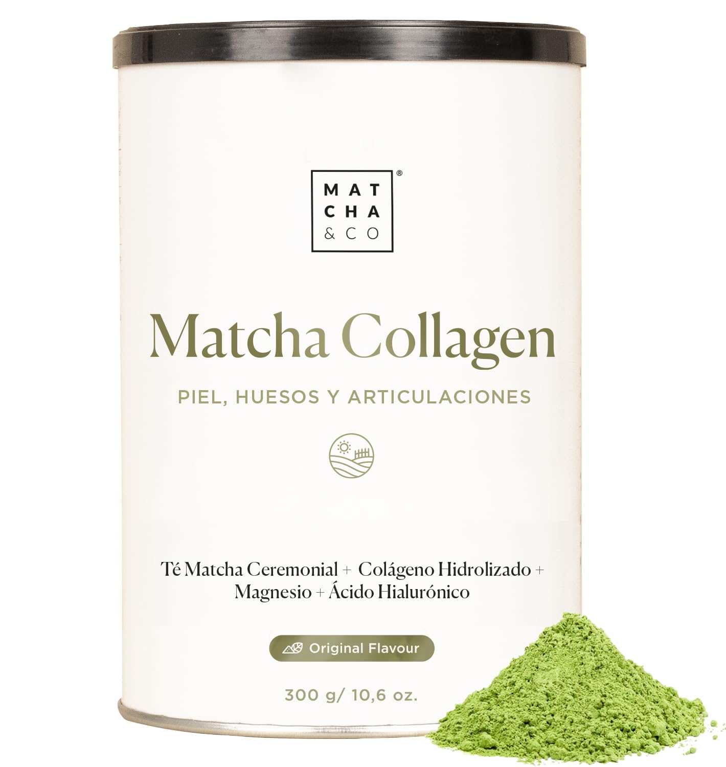 Collagen with Magnesium, Matcha Tea and Hyaluronic Acid. Joints, skin and nails Matcha & CO buy supplements canada