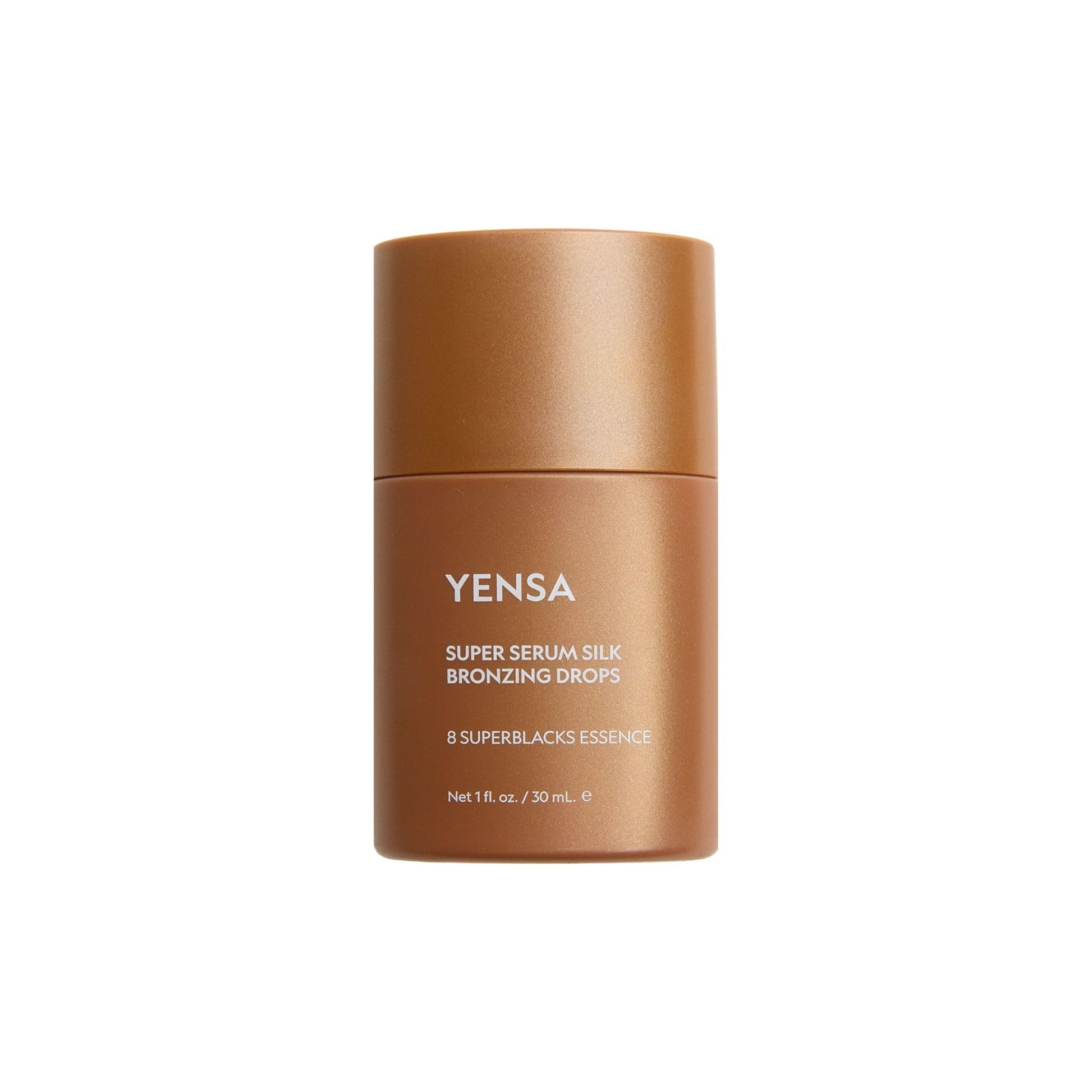 YENSA Super Serum Silk Bronzing Drops for Face - Liquid Bronzer Drops Enriched with Bakuchiol, Ferulic Acid & Super Oils - Hydrates & Nourishes with a Subtle Shimmer Finish - Universal Shade (1 Fl oz) YENSA buy supplements canada