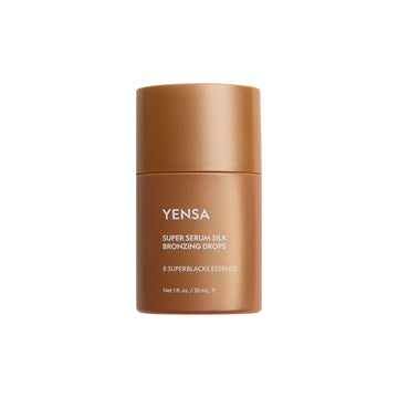 YENSA Super Serum Silk Bronzing Drops for Face - Liquid Bronzer Drops Enriched with Bakuchiol, Ferulic Acid & Super Oils - Hydrates & Nourishes with a Subtle Shimmer Finish - Universal Shade (1 Fl oz) YENSA buy supplements canada