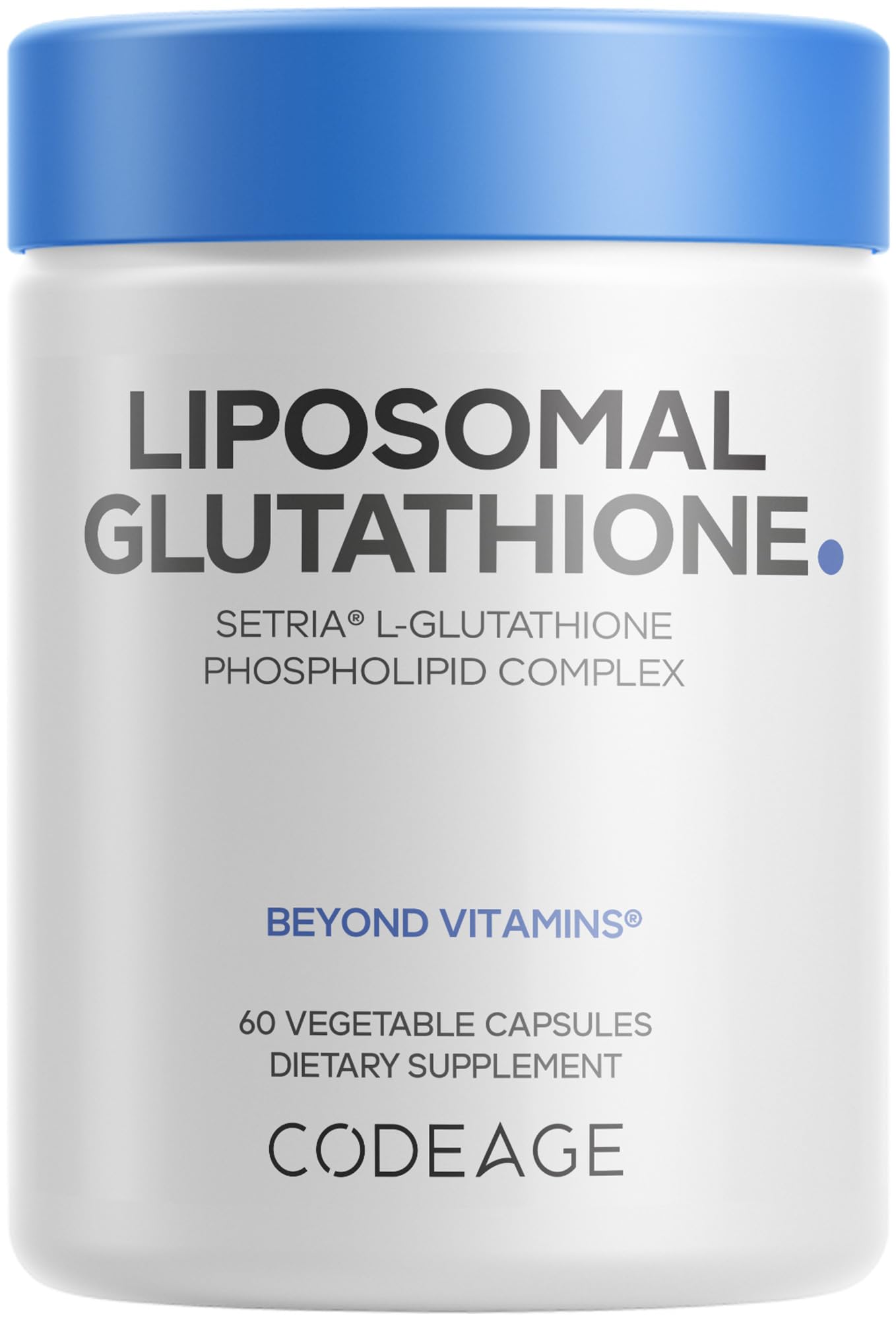 Codeage Liposomal Glutathione Supplement - Pure Reduced Setria L-Glutathione, Liposomal Delivery, Phospholipid Complex - Encapsulated Glutathione Powder Pills Codeage buy supplements canada