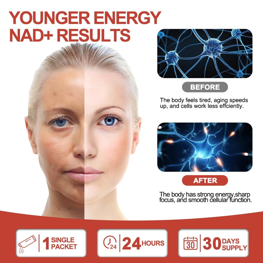 Zoone Nutra NAD Supplement 1200mg with Nicotinamide Riboside, PQQ & Resveratrol – Advanced Cellular Energy & Longevity Support – Anti-Aging Formula for Mental Clarity – 30 Packets Zoone Nutra buy supplements canada