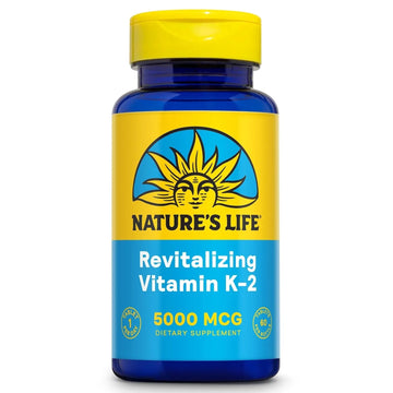 Nature's Life Revitalizing Vitamin K2 - Bone Health, Artery and Heart Health Support - High Potency Vitamin K Supplement as Vitamin K2 MK4 Nature's Life buy supplements canada