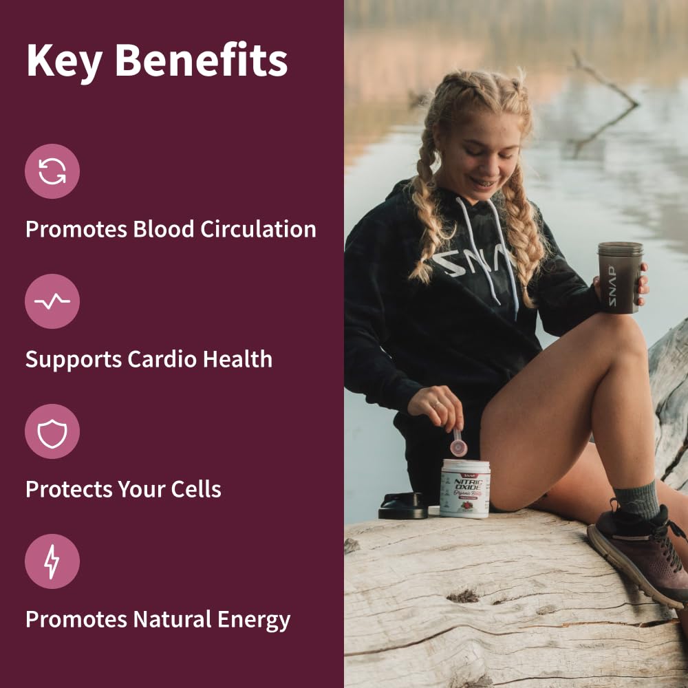 Snap Supplements USDA Organic Beet Root Powder, 3-in-1 Nitric Oxide Supplement Snap Supplements buy supplements canada