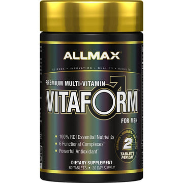 ALLMAX Nutrition Premium Vitaform, Performance Vitamin for Men, 60 Tablets ALLMAX buy supplements canada