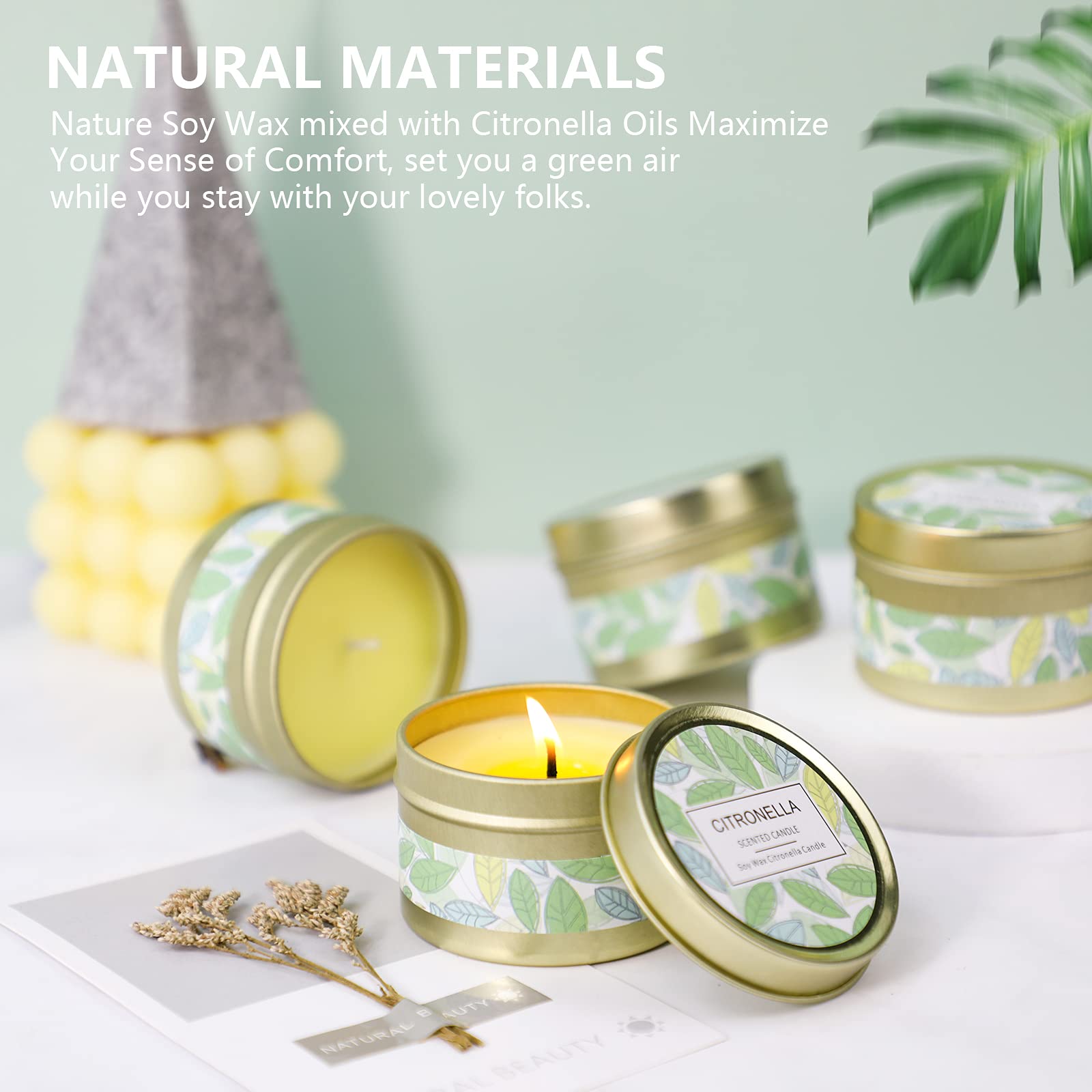 Citronella Candles Outdoor, Scented Candles, Summer Soy Wax Candles, Lemongrass Candles STRN buy supplements canada