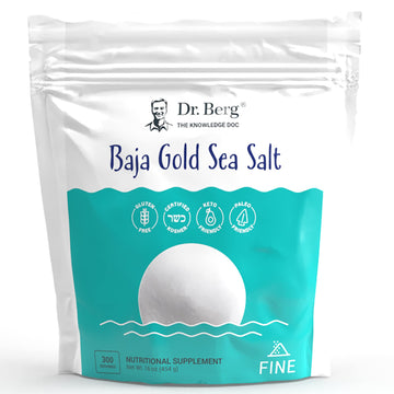 Dr. Berg's Baja Gold Sea Salt Organic - Natures Fine Sea Salt Support For Hydration Dr. Berg Nutritionals buy supplements canada