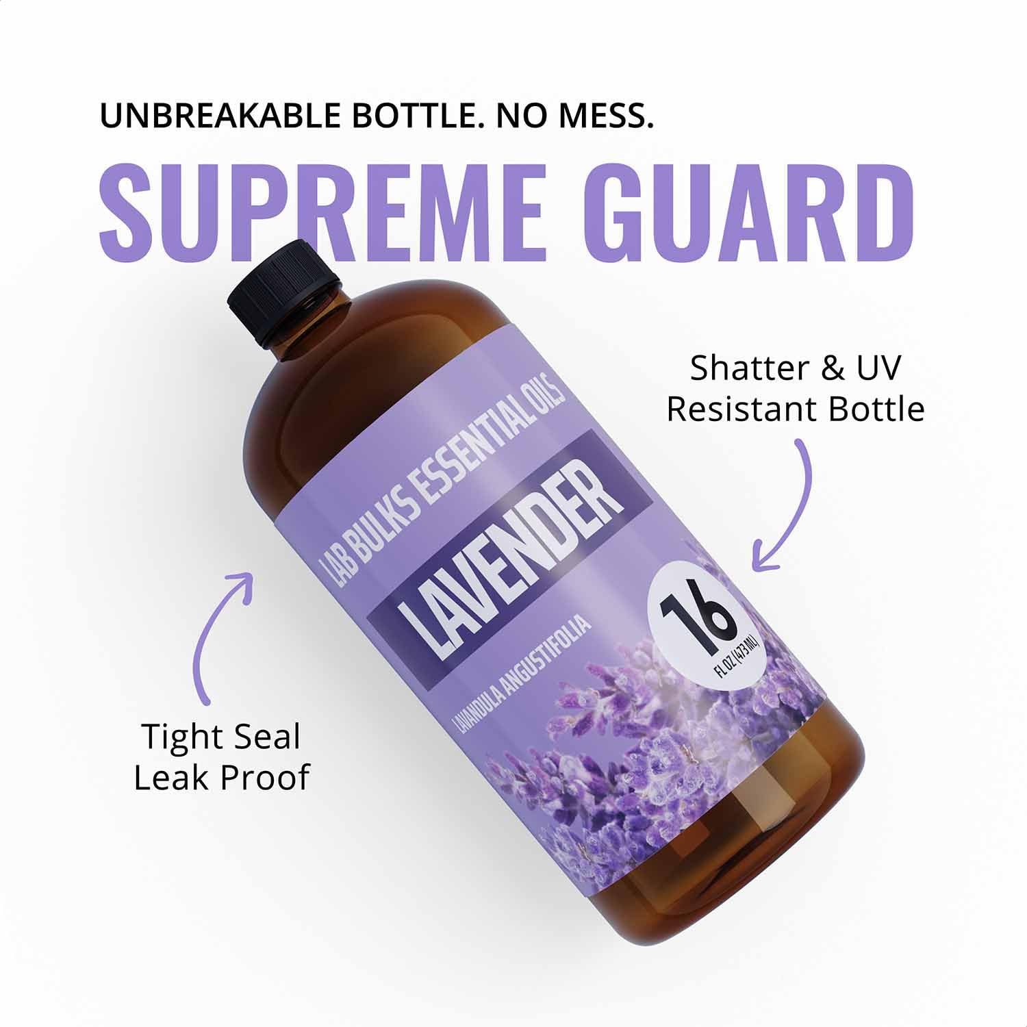 LAB BULKS ESSENTIAL OIL - Lavender Oil 16 Ounce Bottle for Diffusers, Home Care, Candles, Aromatherapy LAB BULKS ESSENTIAL OIL buy supplements canada