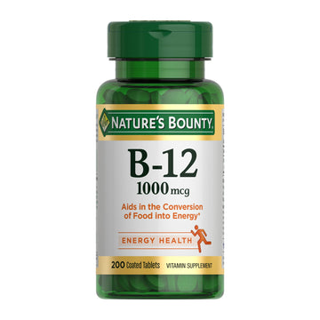 Nature's Bounty Vitamin B12 1000 mcg Supplements, Supports Energy Metabolism, 200 Ct Nature's Bounty buy supplements canada