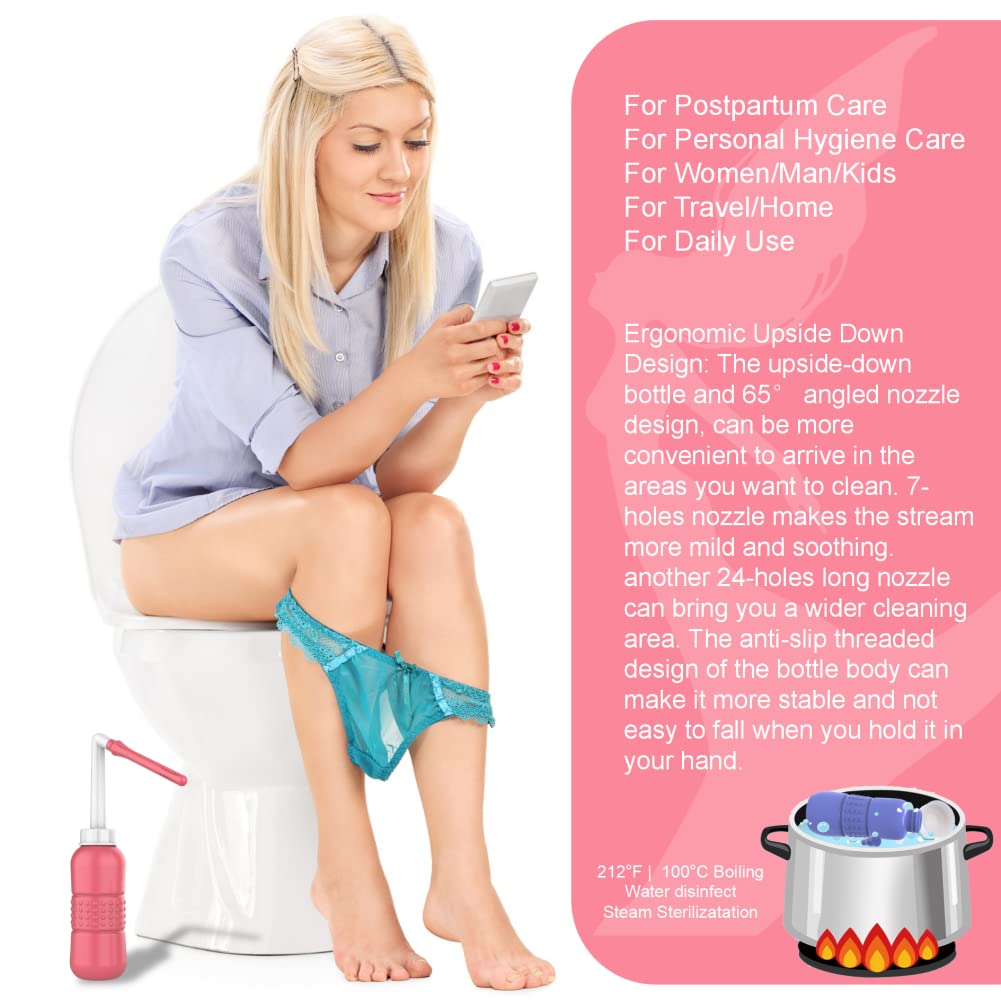 LZXIYUE 2PCS 2-in-1 Peri Bottle Feminine Care for Women,Reusable Portable Bidet for Travel LZXIYUE buy supplements canada