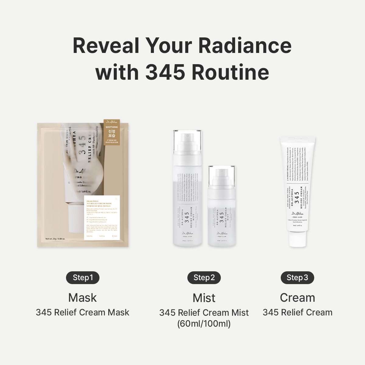 Dr.Althea 345 Relief Cream Mist | Hydrating Facial Mist with Rice Extract | Soothing Care for Sensitive Skin Dr.Althea buy supplements canada