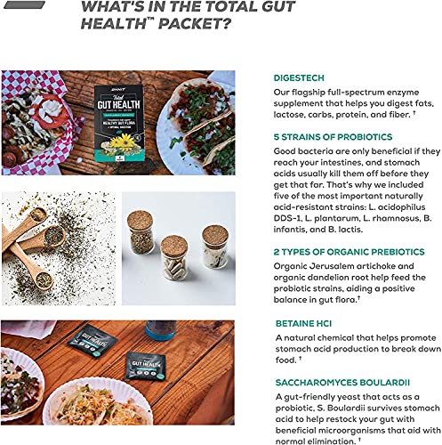 ONNIT Total Gut Health - Complete Probiotics & Digestive Enzyme Supplement ONNIT buy supplements canada