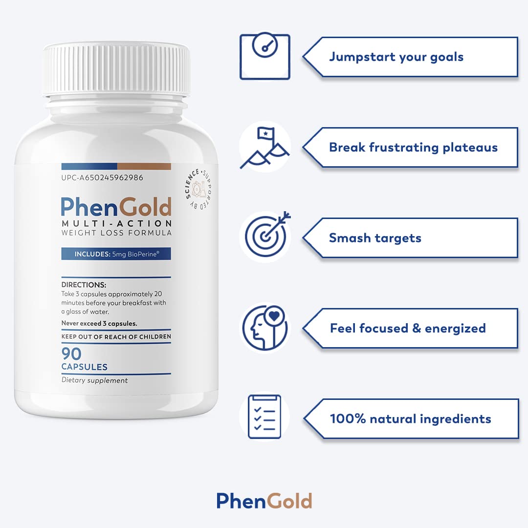 PhenGold Pills, Original Multi-Action Weight Management Formula with Green Tea PhenGold buy supplements canada