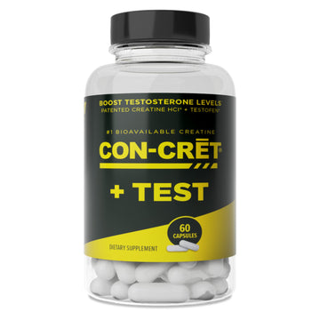 CON-CRET®+ Test, CON-CRET® Patented Creatine HCl Now with Testofen®, Boost Testosterone Levels, 60 Capsules CON-CRET buy supplements canada