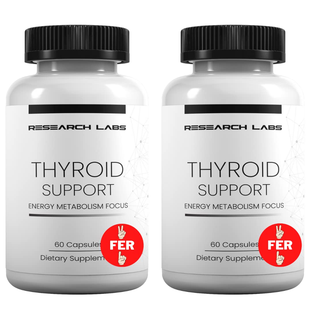 Research Labs Thyroid Support + Iodine Supplement - Energy, Metabolism, Focus Research Labs buy supplements canada
