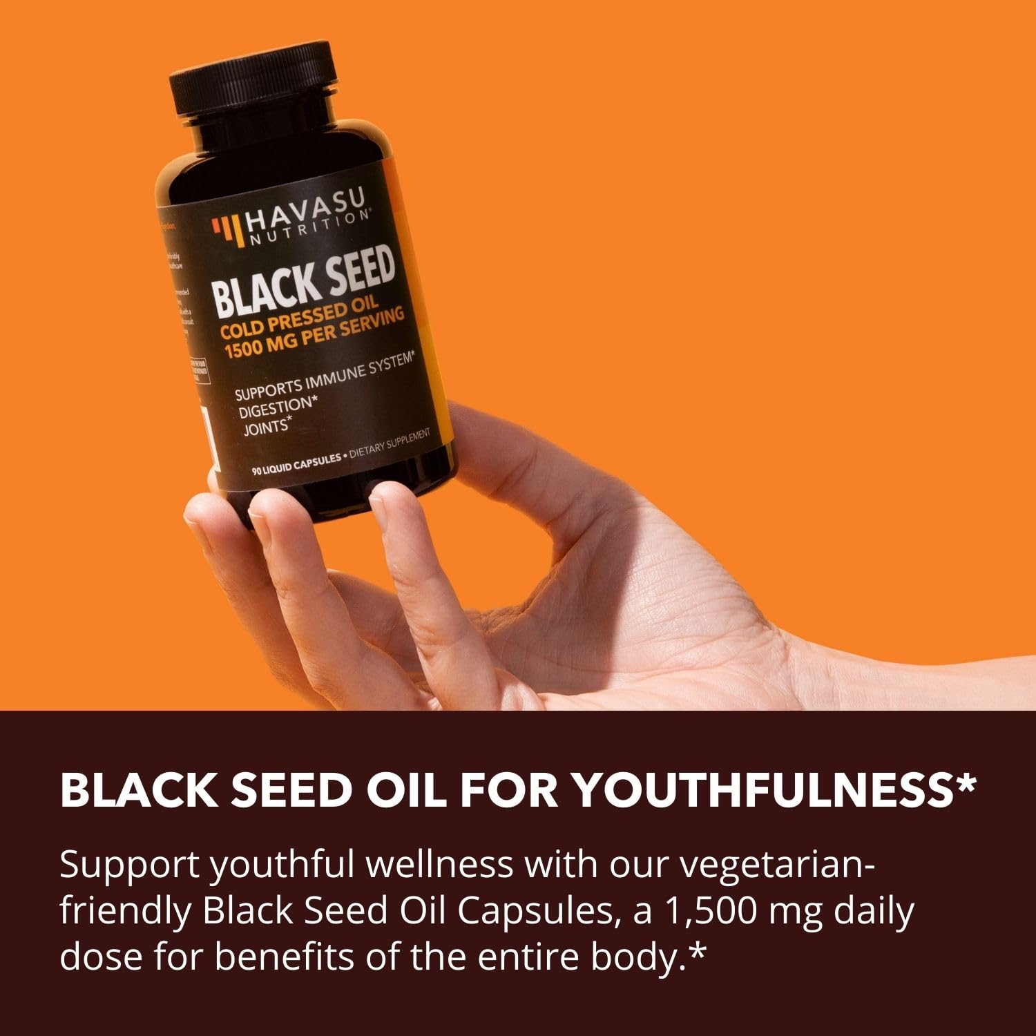 Black Seed Oil Nigella Sativa Cold-Pressed Capsules | 1500mg Black Cumin Seed Oil HAVASU NUTRITION buy supplements canada