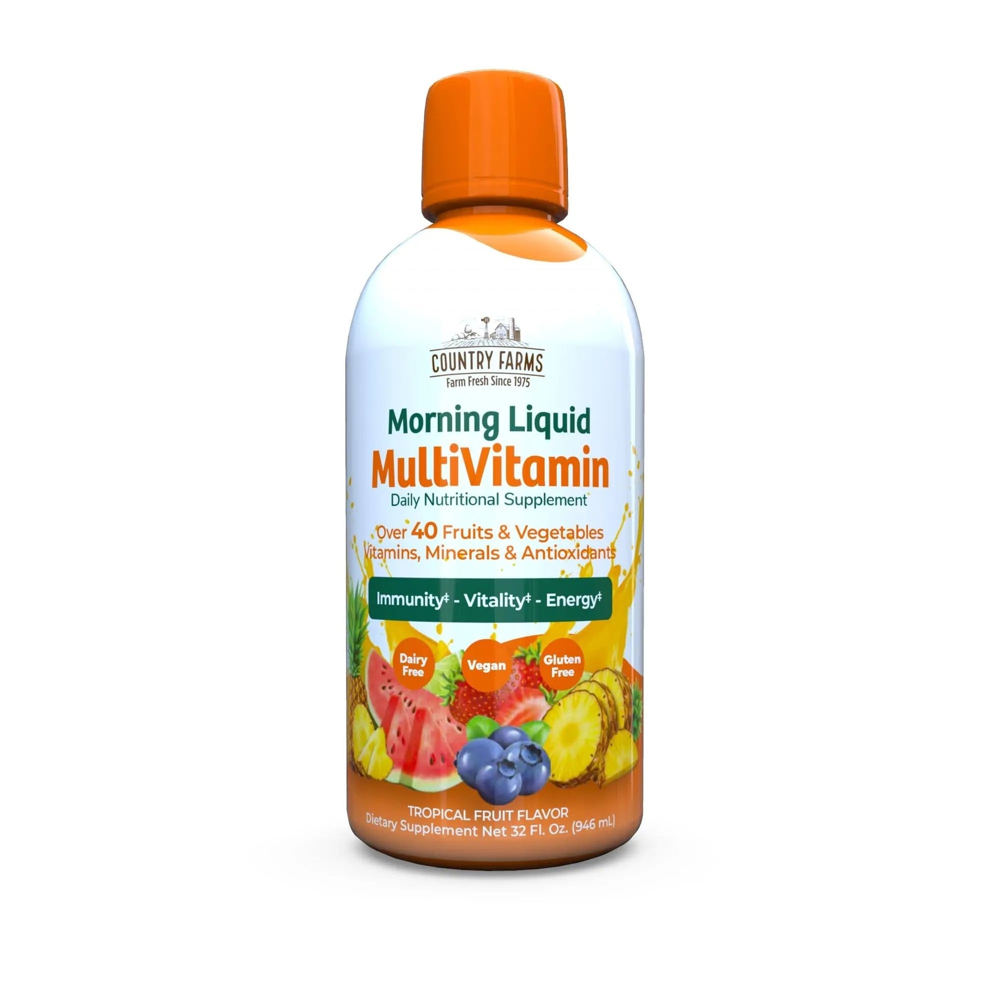 Country Farms Liquid Multivitamin, Vitamins and Minerals for Immune Support and Energy, Herbal Blend, Vegan Country Farms buy supplements canada
