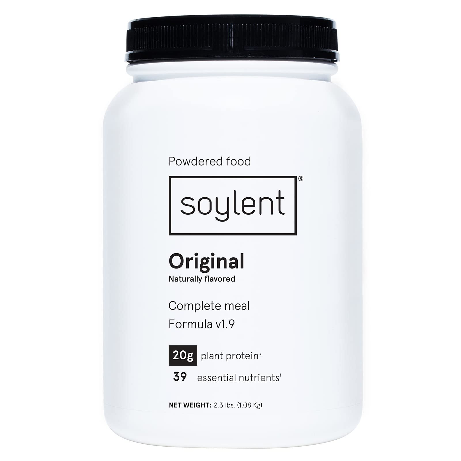 Soylent Complete Nutrition Gluten-Free Vegan Protein Meal Replacement Powder, Original, 36.8 Oz Soylent buy supplements canada
