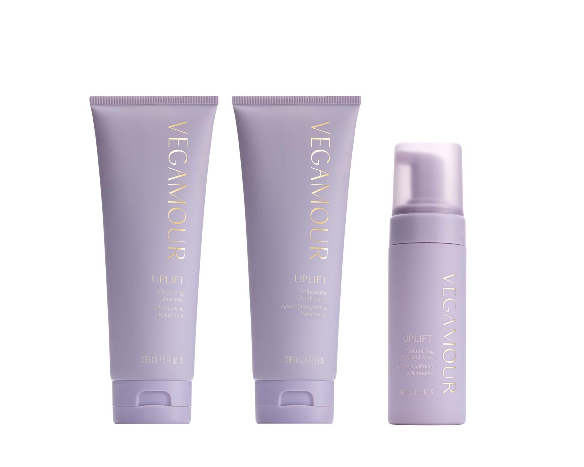 Uplift Volume Trio Kit with Shampoo, Conditioner, & Styling Foam for Volumizing & Fuller Looking Hair VEGAMOUR buy supplements canada