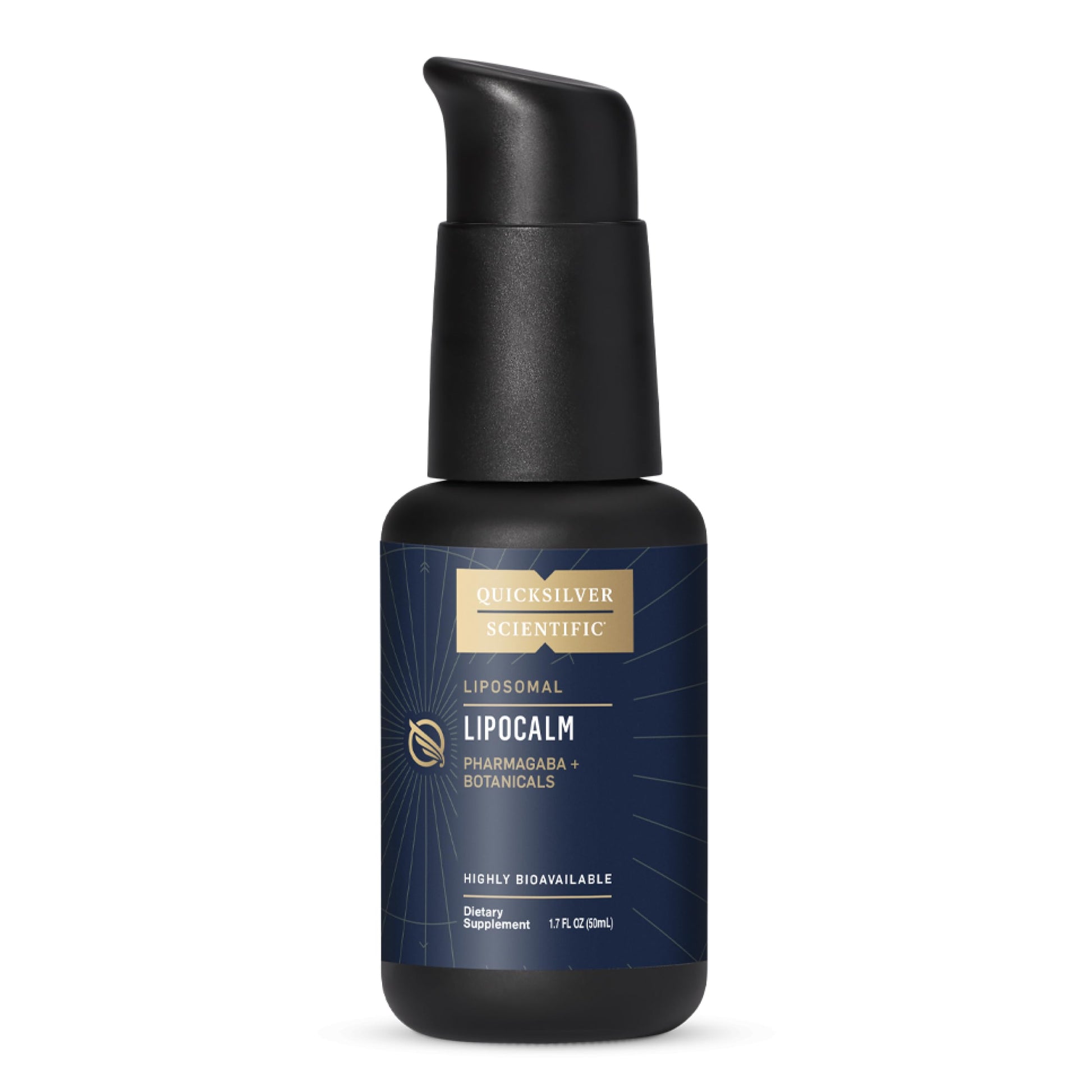Quicksilver Scientific LipoCalm - Liposomal GABA with Herbs for Relaxation Support - Chamomile, Passionflower Herb & Skullcap Supplement for Peace of Mind & Sleep Calm Support (1.7oz / 50ml) Quicksilver Scientific buy supplements canada