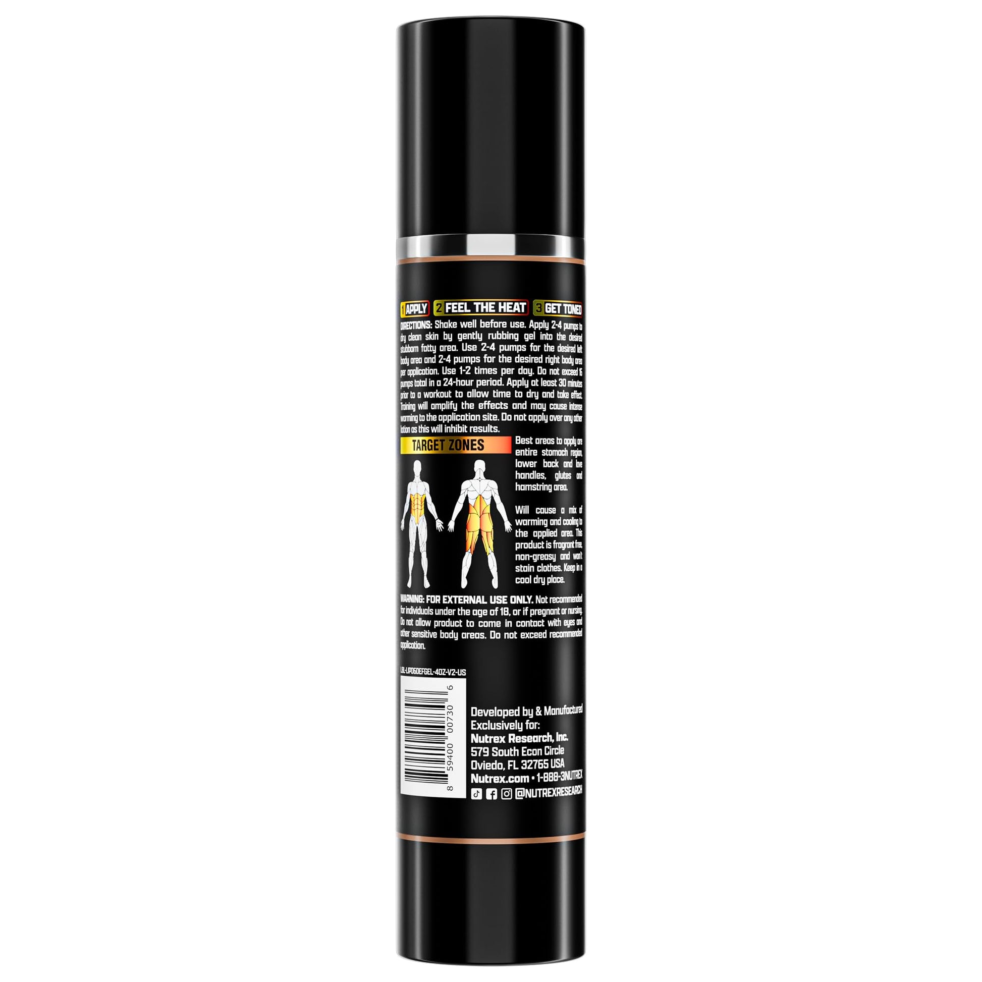Lipo 6 Defining Gel Fast Acting Fat Burning Cream for Men & Women | Targets Stubborn Nutrex Research buy supplements canada