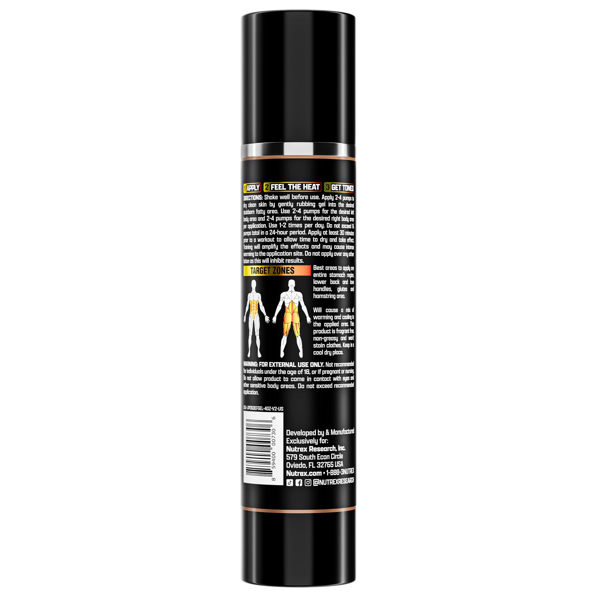 Lipo 6 Defining Gel Fast Acting Fat Burning Cream for Men & Women | Targets Stubborn Nutrex Research buy supplements canada