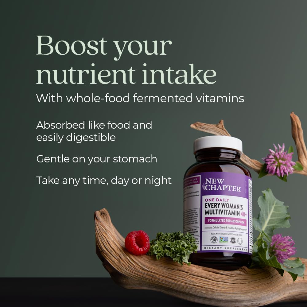 New Chapter Women's Multivitamin 40 plus for Energy, Healthy Aging + Immune Support with 20+ Nutrients New Chapter buy supplements canada