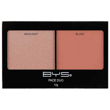 BYS Face Duo - Highlight and Blush Palette BYS buy supplements canada