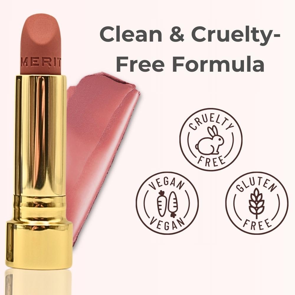Merit Signature Lip Lightweight Matte Lipstick - 0.10 oz / 3 g (Classic (neutral), standard) Merit buy supplements canada