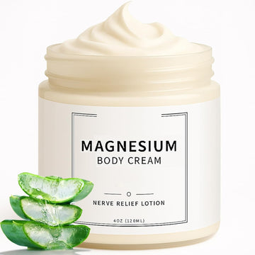 Neuropathy Cream | Nerve Relief Lotion for Feet, Legs & Hands | Magnesium Chloride with Aloe Vera Extract | Non-Greasy Formula for Day & Night Use | Thoughtful Gift for Mama, Dad, Men & Women (1) DFTLUUE buy supplements canada