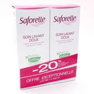 Saforelle Gentle Cleansing Care 2X250ml Saforelle buy supplements canada
