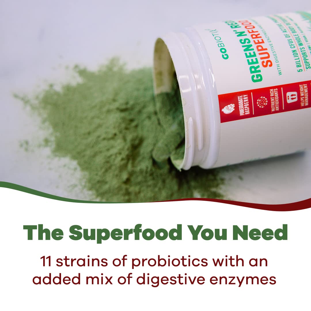 GOBIOTIX Super Greens Powder with Organic Spirulina - Superfood Supplement GOBIOTIX buy supplements canada