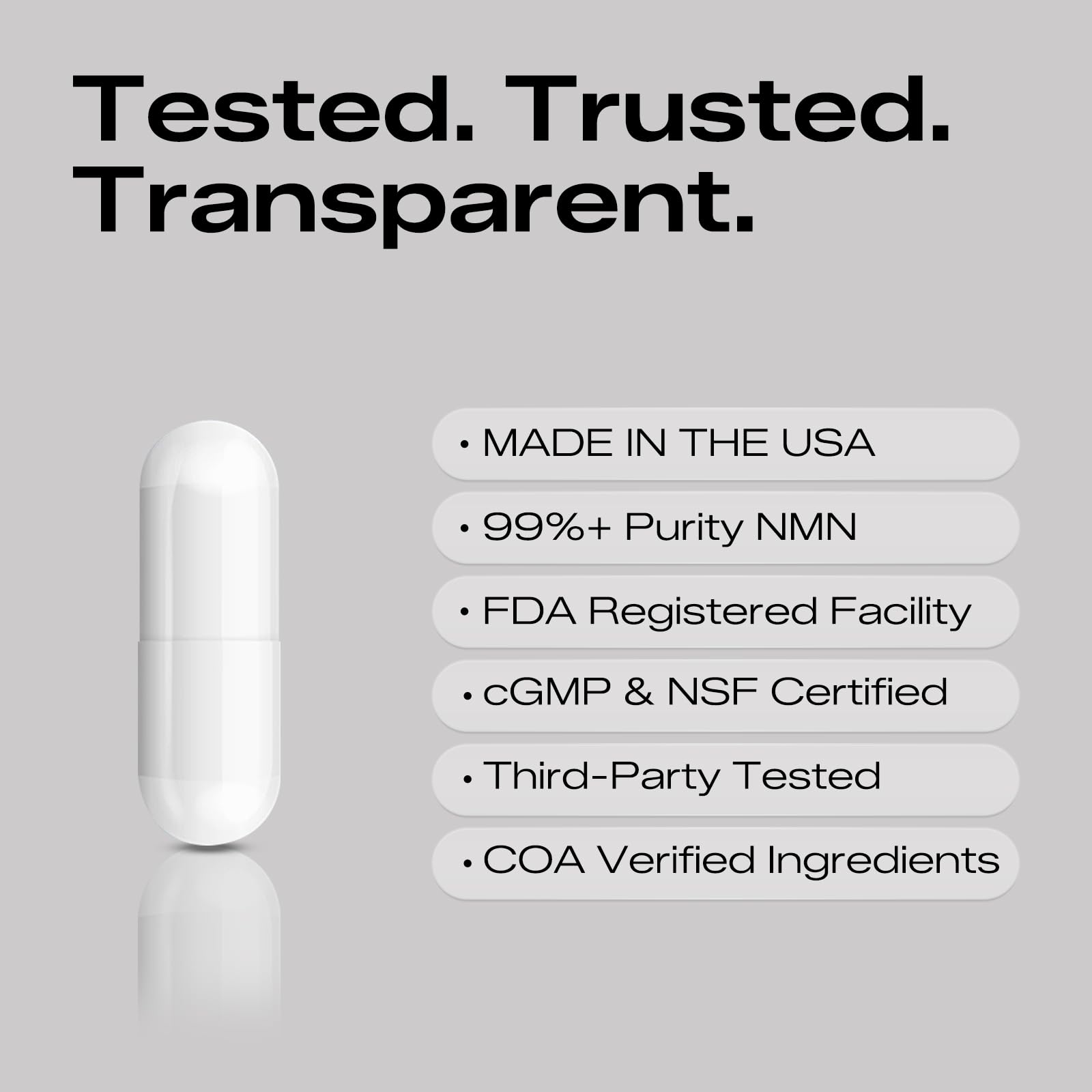 PEPAX NMN Supplement 500mg - 99% Pure NMN Supplement Capsules for Increased NAD Levels & Healthy Aging - Third Party Tested Stabilized Capsules, cGMP Certified, 90 Liposomal NMN (45 Servings) PEPAX buy supplements canada