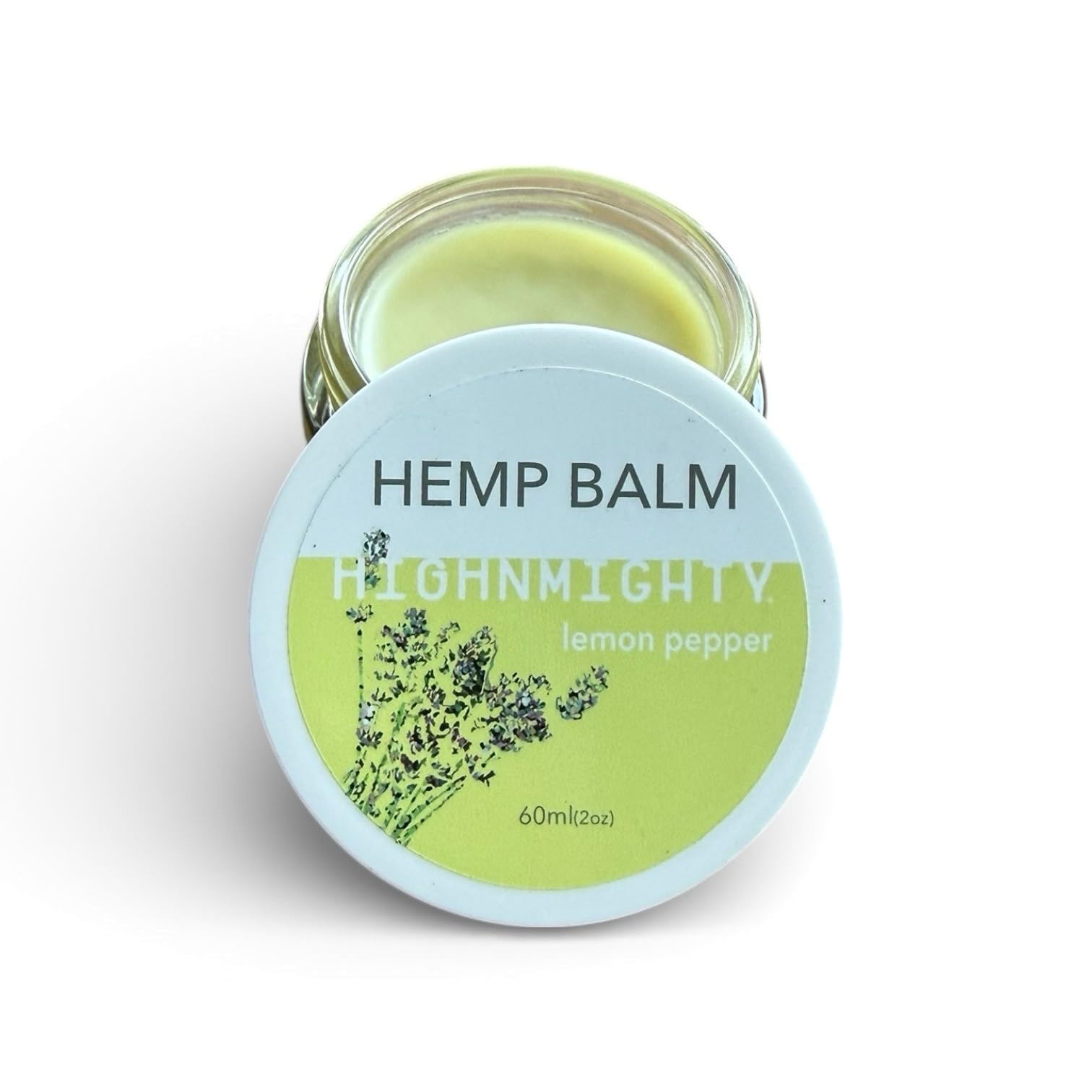Highnmighty Maximum Strength Lemon Pepper Hemp Balm Salve | Daytime Relief, Relaxing, Natural, Fast-Acting Topical Cream for Muscle Joint Back Knee Shoulder Neck Elbow Hand Foot Relief, 60ml (2oz) Highnmighty buy supplements canada