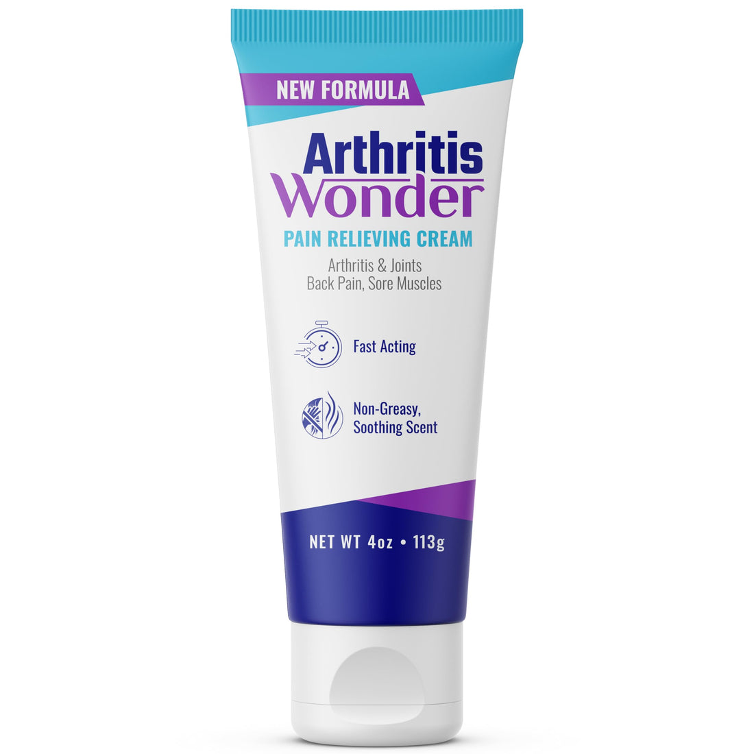 Arthritis Wonder Pain Relief Cream, 4 oz – Arthritis Pain Relief Cream for Hand, Knee, Foot and Wrist Joints – Fast-Acting, Deep Penetrating, Non-Greasy Formula with Natural Wogonin Arthritis Wonder buy supplements canada