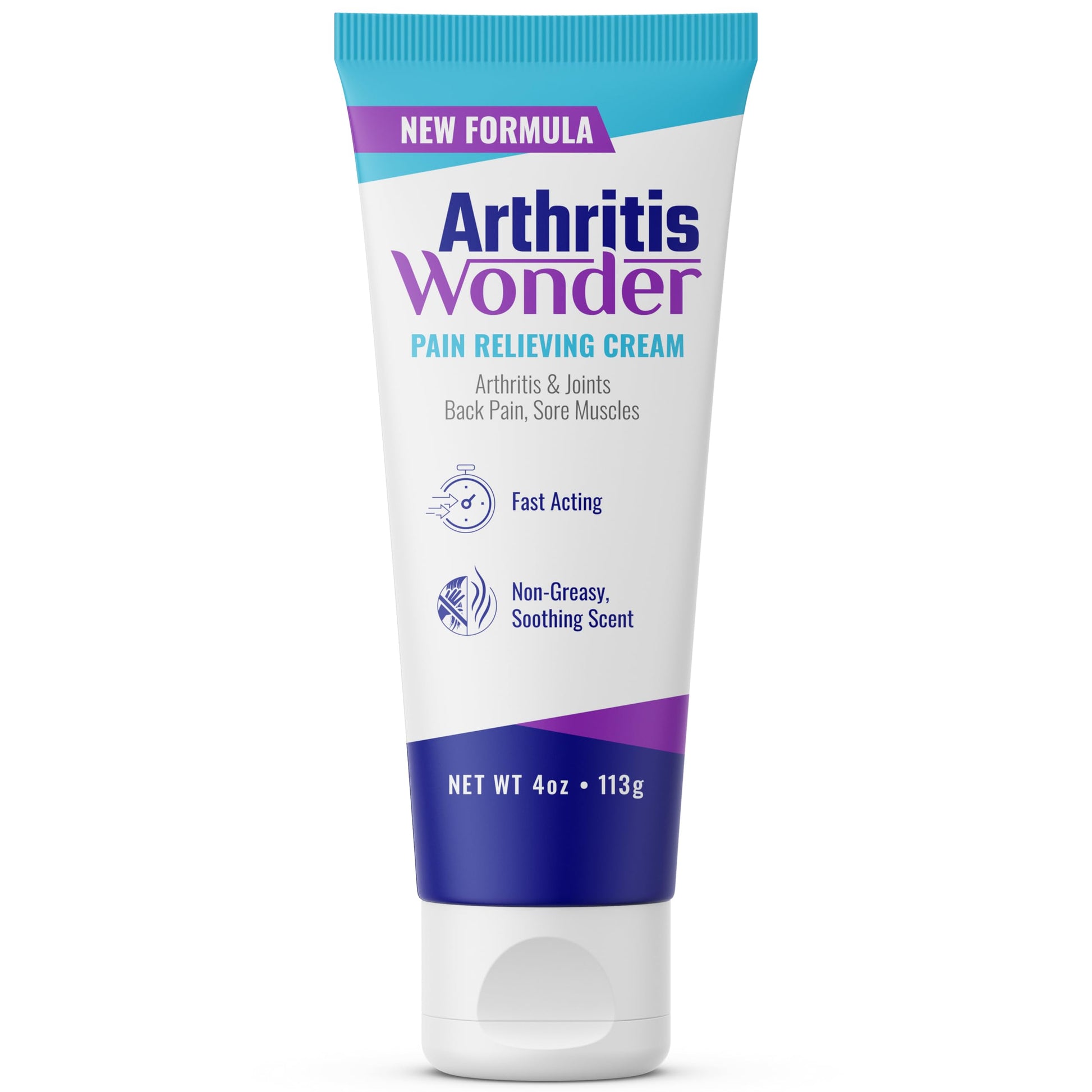 Arthritis Wonder Pain Relief Cream, 4 oz – Arthritis Pain Relief Cream for Hand, Knee, Foot and Wrist Joints – Fast-Acting, Deep Penetrating, Non-Greasy Formula with Natural Wogonin Arthritis Wonder buy supplements canada