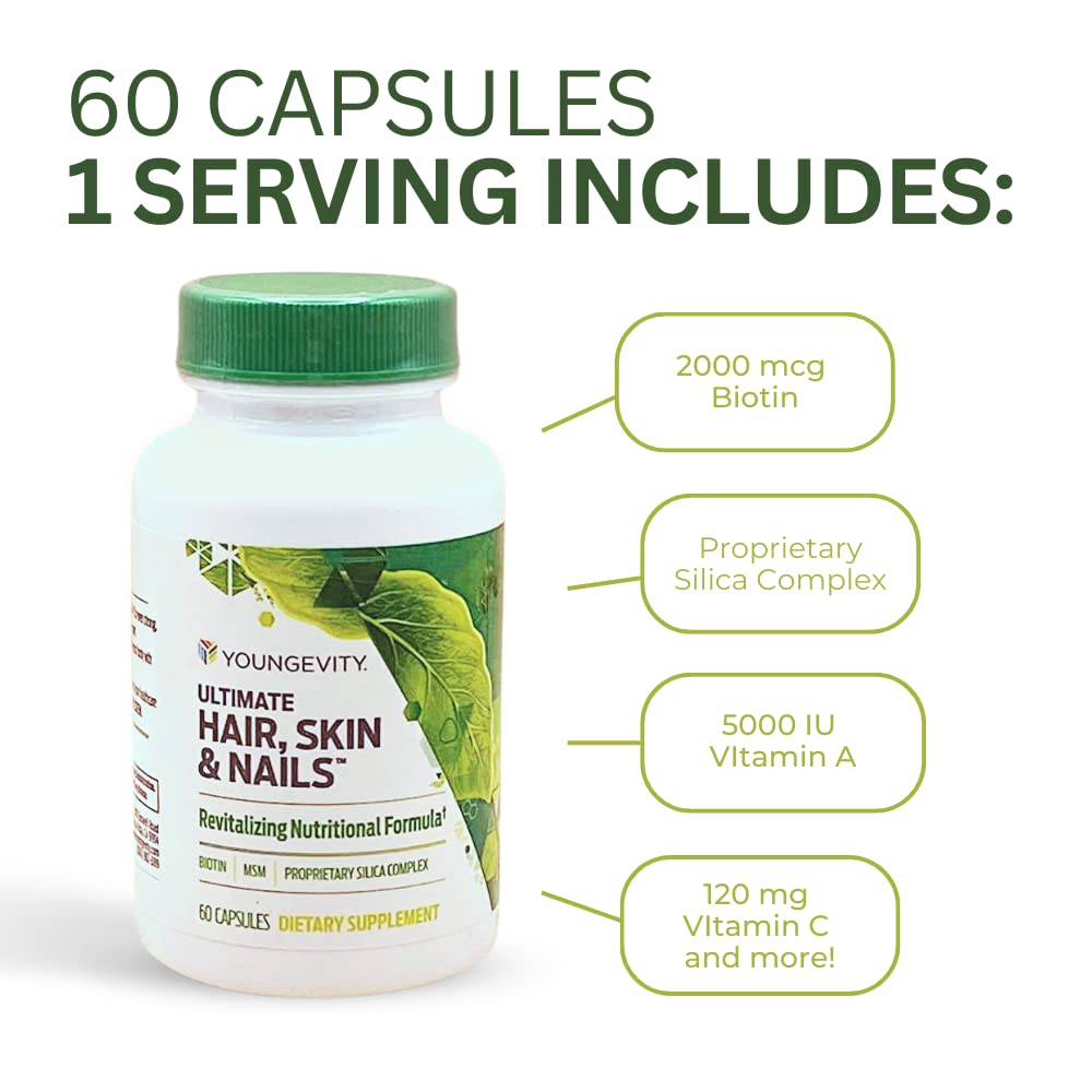 Youngevity Hair Skin and Nails Formula - 60 Capsules… Youngevity buy supplements canada