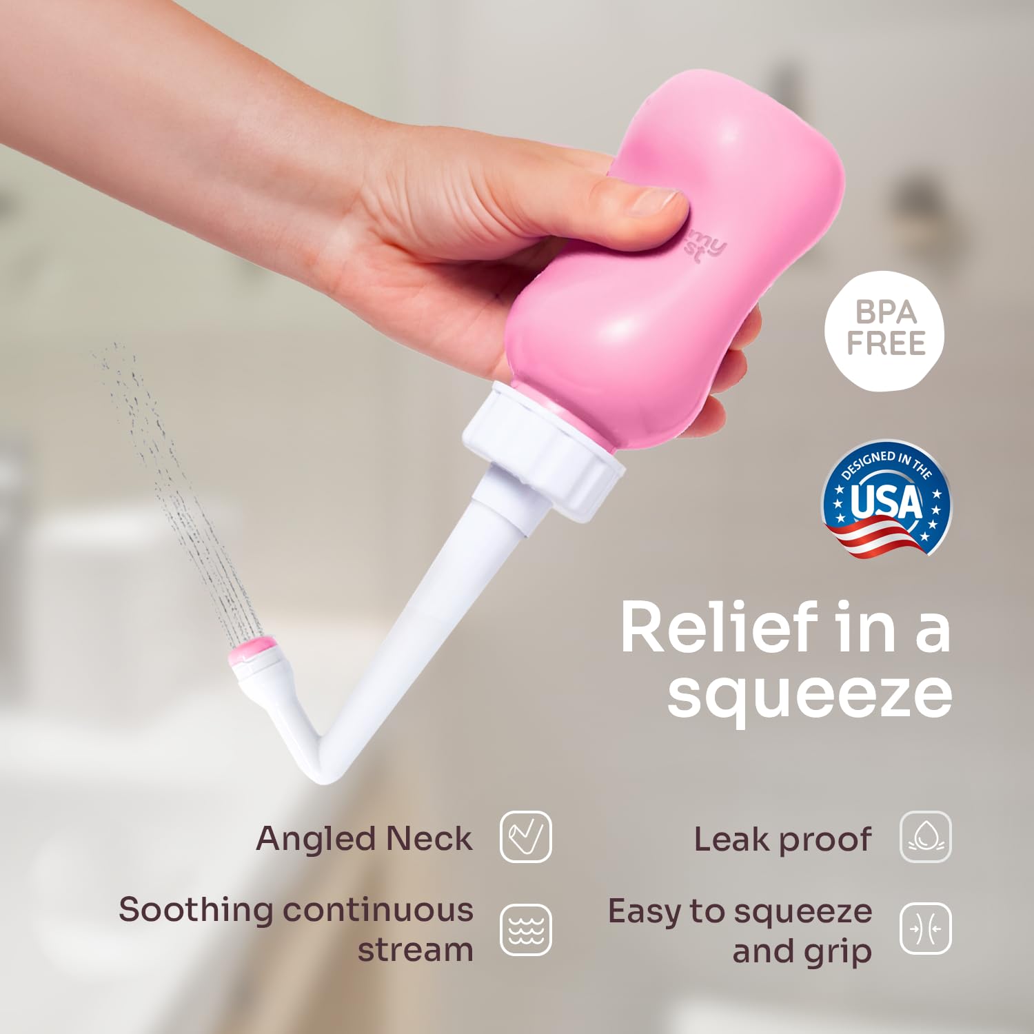 Peri Bottle for Postpartum Care from Mommy First™ | Upside Down Bottle for Perineal Cleansing and Recovery Mommy First buy supplements canada